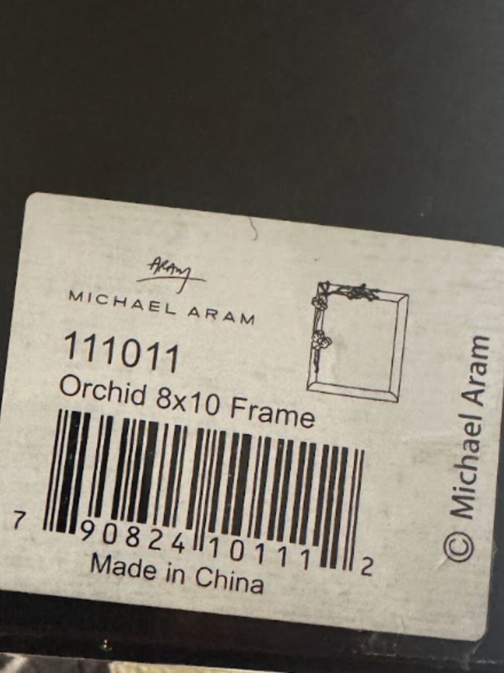 Michael Aram New in Box 8x10 Orchid Frame (unopened) - Picture 3 of 3